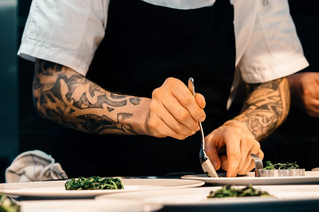 Elegant food presentation for bespoke menu planning