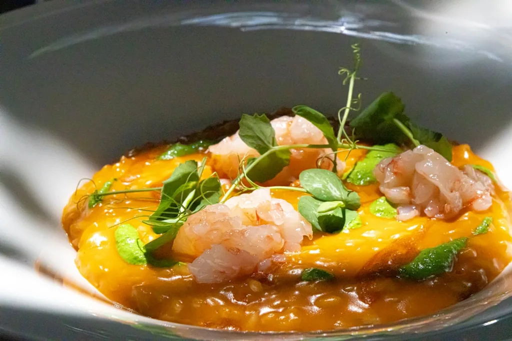 Premium event catering food with elegant presentation