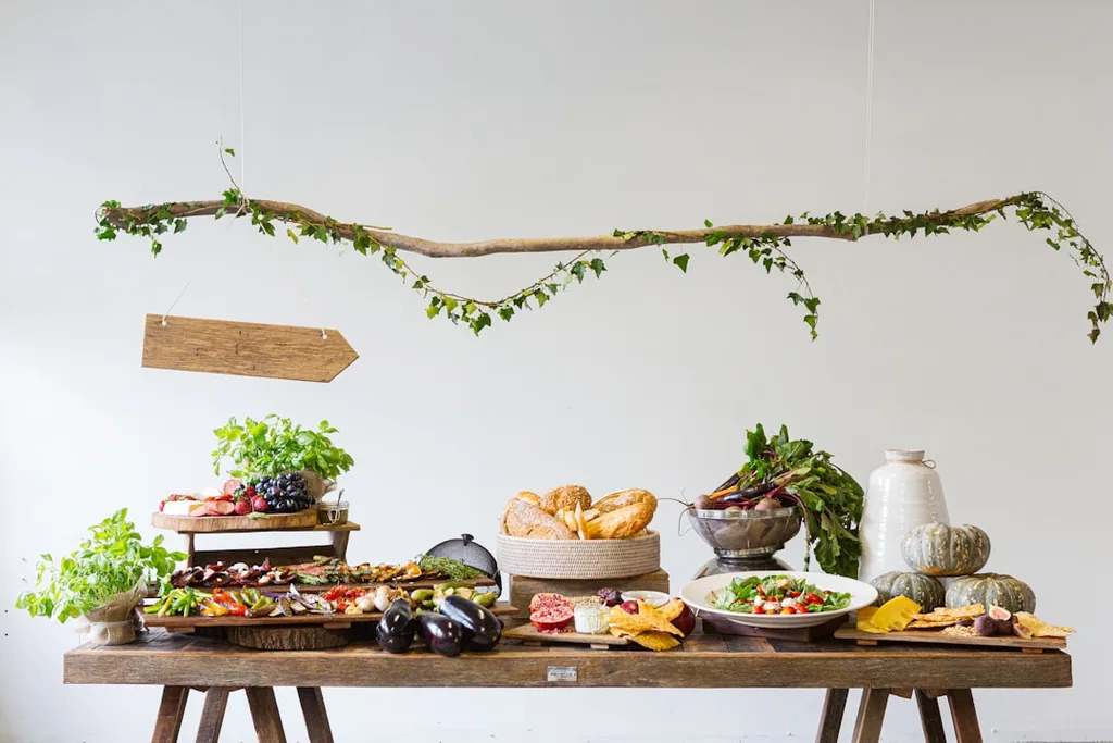 Beautifully styled grazing table for an event