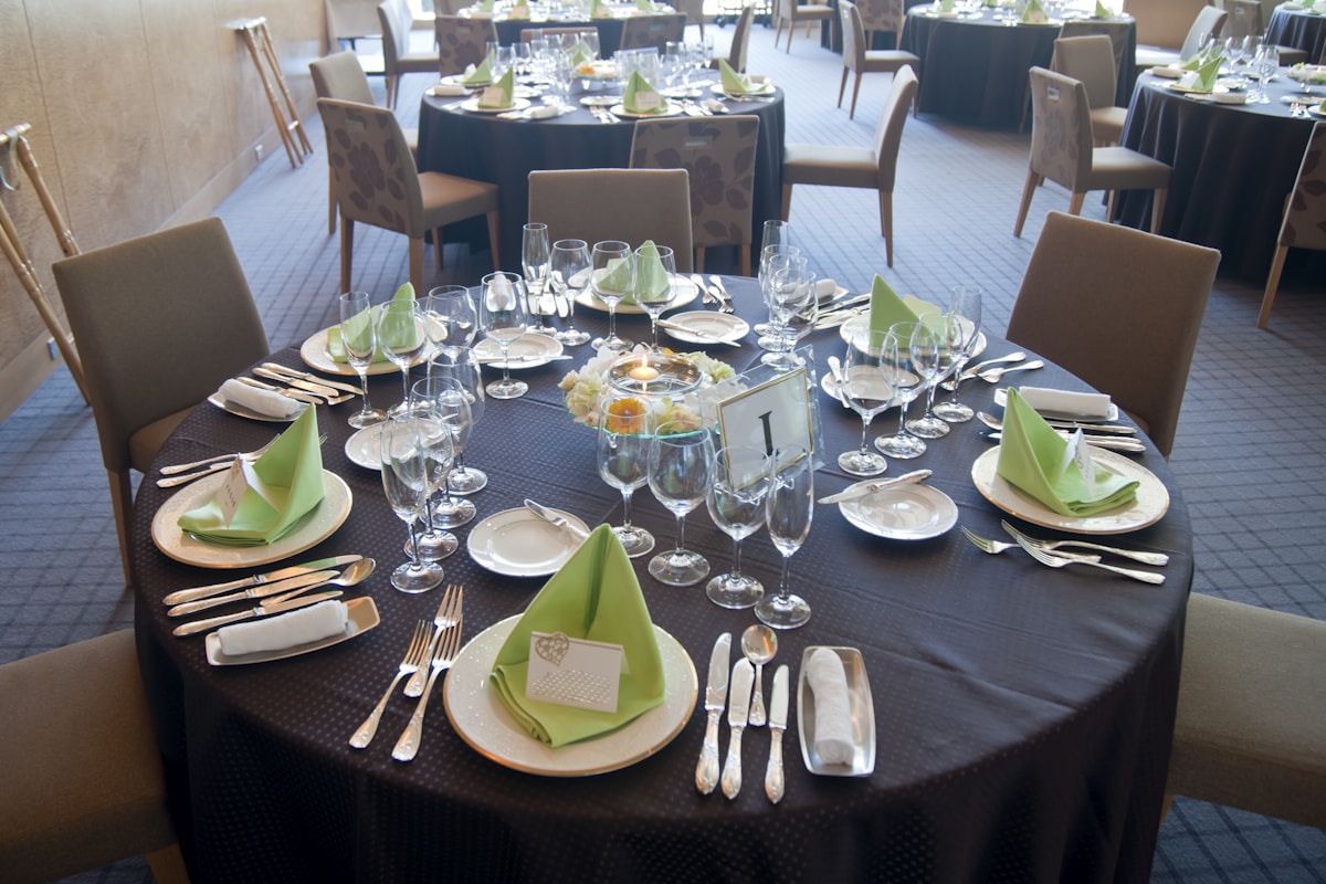 Corporate catering hospitality event